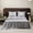 gray F, variant on ABPWLY Bedsheets Solid Color Silk Like Washable California King Size Bed Sheet, 90x102 Inch Luxurious Soft Polyester Satin Fabric Fitted Sheet with Corner Elastic