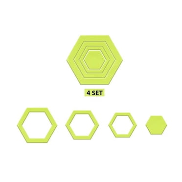 Agiferg Magnifique Hexagones Gabarit de Couture pour Courtepointe