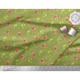 thumbnail image 2 of Soimoi Poly Georgette Fabric Straw & Juice Beverages Decor Fabric Printed Yard 42 Inch Wide, 2 of 3