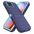 thumbnail image 4 of Asuwish Compatible with Motorola Edge+ Plus 2023/Edge 40 Pro 5G/Moto X40 Phone Case Hybrid Rugged Shockproof Hard Protective Drop Proof Full Body Heavy Duty Mobile Cell Cover for X + Women Men Blue, 4 of 6