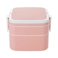 thumbnail image 1 of Summer Savings Kcavykas Kitchen Goodies,Double-layer Portable Lunch Box with Lid Lunch Box Heatable Lunch Box Student Lunch Box, 1 of 2
