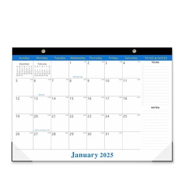 Yhmxh Planificateur 2025, Calendrier 2025, Calendrier Mural 2025, Calendrier Juillet 2025 Décembre 2025 Calendrier Protecteur d'Angle Transparent 18 Mois Calendrier de Bureau Simplifié Calendrier Mural