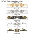 thumbnail image 2 of Unique Bargains 5 Pack Vintage Sweater Clips Swirl Cardigan Collar Dress Shawl Clips, 2 Styles, 2 of 6