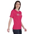 thumbnail image 2 of Inkmeso Vaccinated Pro Vaccine Crew Neck Tee Shirt Cotton T-shirt For Womens, 2 of 9