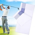 thumbnail image 1 of WHEANG Color Stripe Towel Dark Woven Stripes Absorbent & Non Shedding Club Towel For Sports Soft, 1 of 5