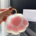 thumbnail image 2 of Yhmxh Colorful Plush Keychain-Cute Stuff Pendant Paw Pad Keyring Keychain Gift for Handbag,Purse,Backpack,Car Keys, 2 of 7