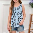 thumbnail image 3 of RXIRUCGD 2025 Vêtements d'Été pour Enfants Filles Décontracté Sans Manches Col Rond Imprimé, 3 of 5