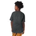 thumbnail image 2 of Hanes Beefy-T T-Shirt pour Garçon, m, Charbon Chiné, 2 of 2