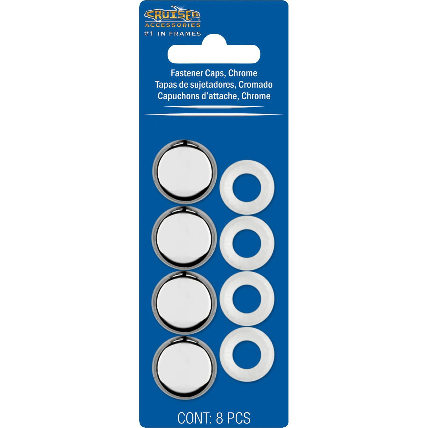 Cruiser Accessories, bouchons de fixation, ferrure noire