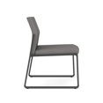 thumbnail image 4 of Gansett Reception Waiting Armless Guest Chair / Charcoal Steel / Light Gray, 4 of 7