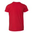 thumbnail image 2 of American Apparel Youth Fine Jersey Tee, 10, Red, 2 of 2