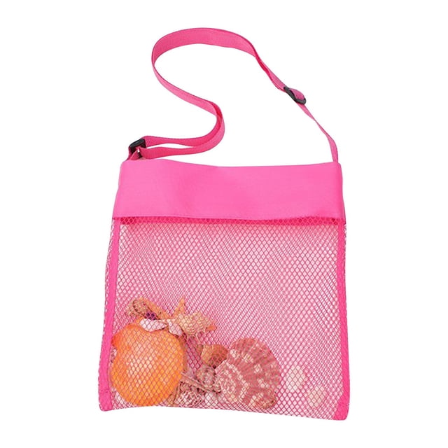 Birdeem Sac de Plage Coloré pour Enfants Sac de Rangement pour Jouets Sac en Filet Petit Sac