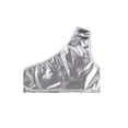 thumbnail image 2 of Haitryli Kids Girls One Shoulder Metallic Cropped Bra Top Shiny Stage Dance Performance Tanks Tops Silver 100-120, 2 of 6
