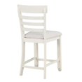 thumbnail image 4 of Steve Silver Hyland Off White Wood Counter Chair, 4 of 8