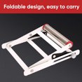 thumbnail image 4 of Adjustable Cutting Machine Support Frame Foldable 55-135mm Height Adjustable Metal Cutting Machine Support Stand, Made From Premium Stainless Steel and Iron, for Efficient Cutting, 4 of 7