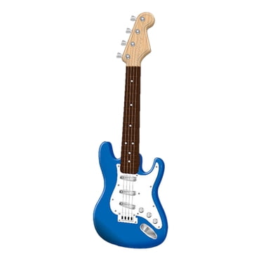 Fridja Guitare Jouet pour Enfants, Guitare Électrique à 4 Cordes Instruments de Musique pour Garçons et Filles, Instrument Électronique Portable, Guitare pour Débutants Instrument de Musique Cadeau de Noël pour Enfants