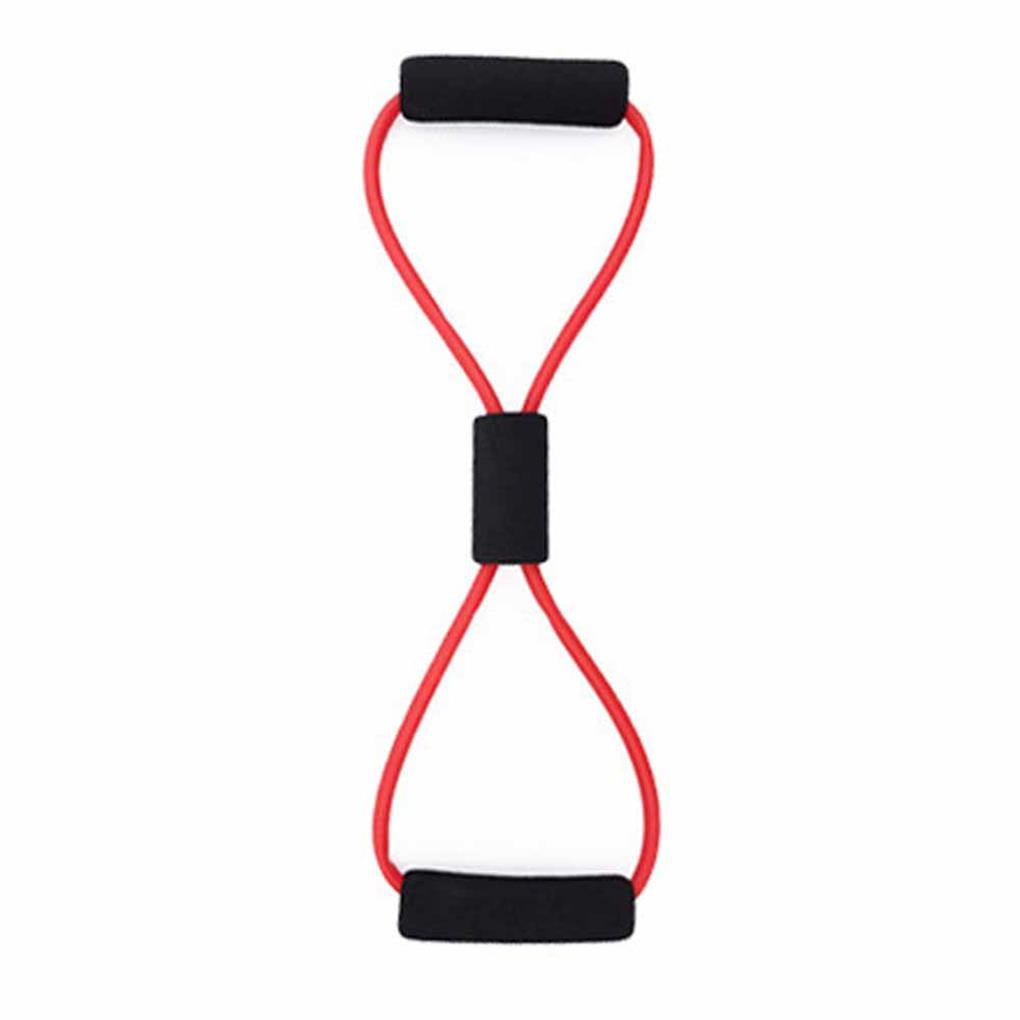 Fitness Resistance Bands 8 Shaped Rubber Exercise Elastic exercise band Band Back Chest Gym Home Office Stretch ​Workout Pulling Rope
