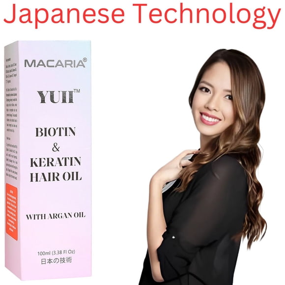 YUII Biotin & Keratin Black Hair oil hair products for women | biotin hair growth | biotin hair oil|biotin oil for hair growth |super blend biotin oil | biotin oil for hair thanks