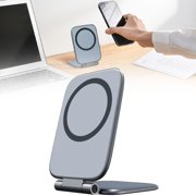 Thin Foldable Magnetic Phone Mount, Weak Magnet Adhesive Cell Phone Holder for Car Gym, 1 Holder