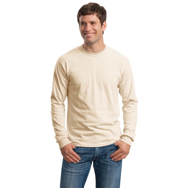 Gildan T-Shirt à Manches Longues pour Hommes en Coton 100 pour Cent. G2400