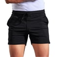 thumbnail image 3 of cllios Men's Workout Shorts 5.5'' Quick Dry Athletic Shorts Stretch Waist Drawstring Fitness Sports Shorts with Pockets Gym Running Shorts for Men, 3 of 8