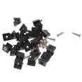 thumbnail image 1 of MasteelfCA 100pcs Plastic Furniture Corner Braces Drawer Bottom Repair Fixing Mending Wedges, 1 of 8