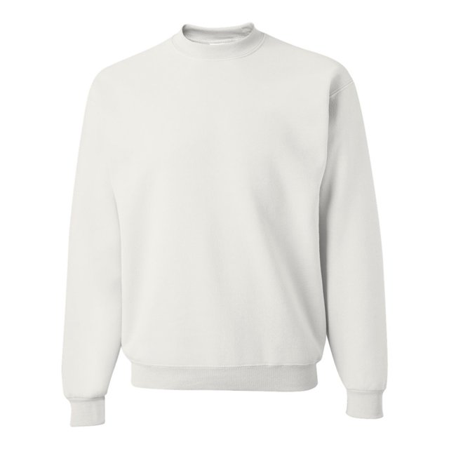 NuBlend Crewneck Sweatshirt, 3XL, White