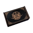 thumbnail image 2 of Xuanheng Wooden Tarot Box Card Holder Small Game Cards Collectible Tarot Storage Case Pentagram, 2 of 8
