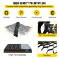 thumbnail image 4 of VEVOR Ground Grid, 1885 lbs per Sq Ft Load Geo Grid, 2\" Depth Permeable Stabilization System for DIY Patio, Walkway, Shed Base, Light Vehicle Driveway, Parking Lot, Grass, and Gravel, 4 of 9
