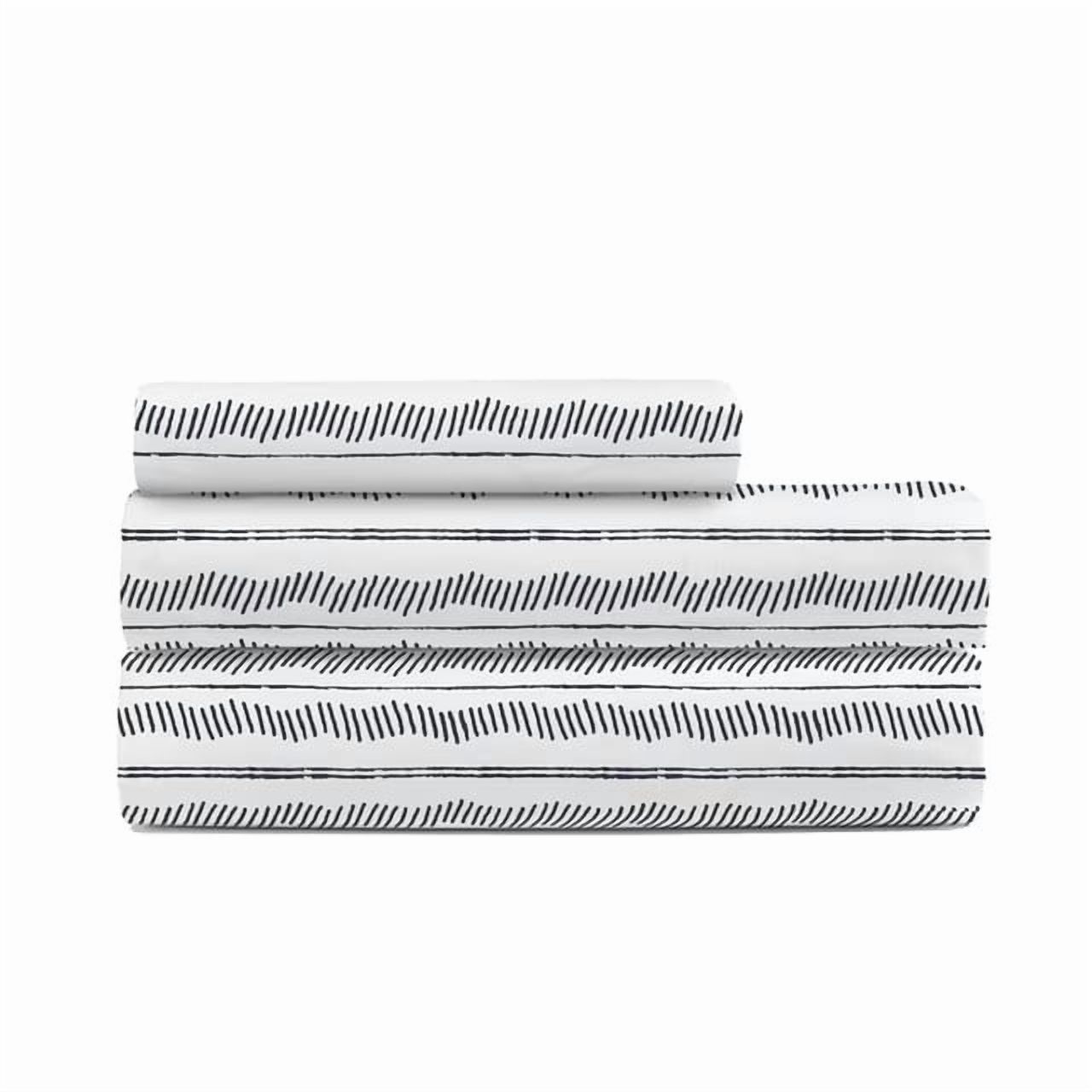 Parure de draps en coton biologique imprimé 600 fils Johnson Home
