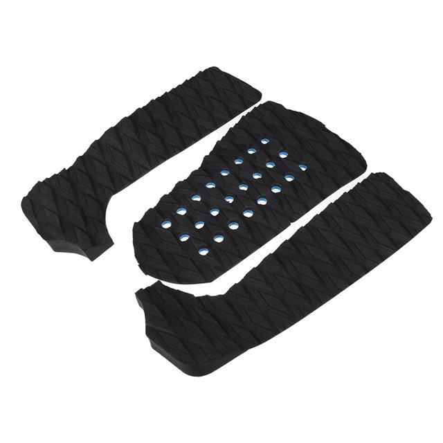 facefd 3Pcs Traction Pad EVA Surf Quick Dry Skid-proof Surfboard Foot Mat Paddle Board Heavy Duty Tail Pads Accessories