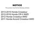 thumbnail image 2 of TEC Front Rear Ceramic Brake Pads Kit for Car Honda CR-V Crosstour Accord KTC-100231, 2 of 10