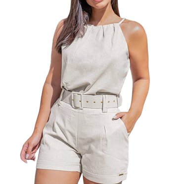 adviicd Ensemble Court Deux Pièces pour Femmes Survêtements à Manches Courtes pour Femmes : Ensemble Décontracté 2 Pcs avec Poches Bleu,L