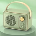 thumbnail image 1 of TIMIFIS Bluetooth Haut-Parleurs Sans Fil Rétro Haut-Parleur Bluetooth Extérieur à Brancher Disque en U Audio Mini Haut-Parleur Bluetooth Portable Audio pour Ordinateur Cadeau, 1 of 6
