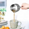 thumbnail image 4 of Réchaud à Beurre et à Café en Acier Inoxydable, Cafetière Turque, Mini Casserole à Beurre et Casserole à Lait avec Bec Verseur, 4 of 8