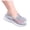 Grey, variant on Bmisegm Womens Slip on Shoes Work Non Slip Sneakers Walking Shoes Casual Shoes for Women Black 39