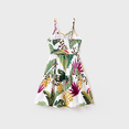 thumbnail image 4 of PatPat Ensemble Assorti pour la Famille, Haut à Manches Courtes Ou Robe Camisole à Imprimé Floral Tropical, 4 of 7