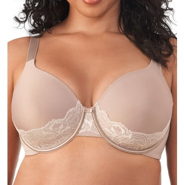 Soutien-gorge à Armatures Pleine Silhouette en Dentelle Beauty Back pour Femme Vanity Fair 76382 (ToastedCocunutCashmere 42C)