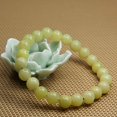 thumbnail image 4 of Natural Blood Quartz Gemstone 8mm Round Beads Stretch Bracelet 7" Unisex, 4 of 5