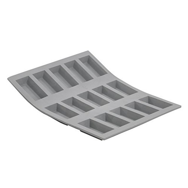 ELASTOMOULE Silicone Mold, 15 Mini-Financiers, 8.25" x 7"