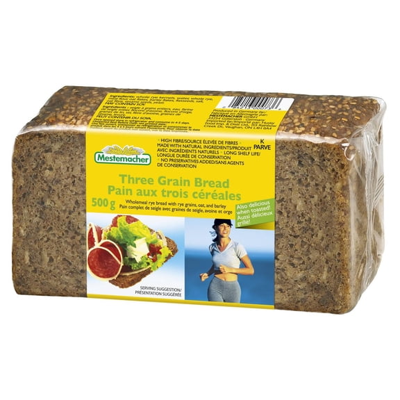 Pain aux trois céréales Mestemacher, 500g