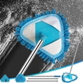 thumbnail image 1 of Kadlawus 3Pcs Household Multifunctional Cleaning Ceiling Mop, 180 Rotating Triangular Dust Mop for Hard to Reach Areas, Extendable Duster for Home Cleaning, 1 of 9