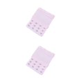 thumbnail image 4 of Baohd Extension Strap Bra Extender Buckle 3 Rows 3 Hooks Women Multicolor Lengthened Band Lingerie Replacement Intimates pink 2Set, 4 of 6