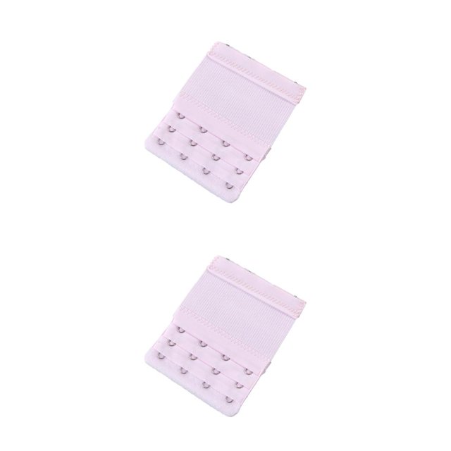 relayinert Rallonges de Bretelles de Soutien-Gorge 3 Rangées 3 Crochets Brassière Élastique Lingerie Réglable Remplacement sous-Vêtements Rose 2Set