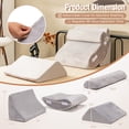 thumbnail image 2 of Gymax 4PCS Orthopedic Bed Wedge Pillow Set Post Surgery Memory Foam for Back Neck Leg, 2 of 10