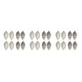 thumbnail image 4 of Maytalsory 8pieces Plastic Pine Tree Hanging Conveniently Designed Decorations For Easy Champagne Gold 3Set, 4 of 6