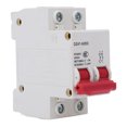 thumbnail image 3 of Interrupteur d'Air de Protection de Circuit, DC 500V Facile à Installer 2P Disjoncteur 4KA Capacité de Rupture Usure Fonctionnement Sûr Résistant pour les Équipements Électriques 10A, 3 of 8