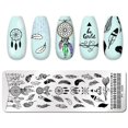 thumbnail image 2 of WIFKLSIIPG Printing Plate Nail Stainless Steel Printing Plate Blue Film Steel Plate Geometric Floral Series Colorful Printing Transfer Template, 2 of 6