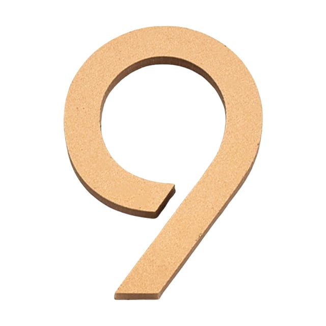 Yhmxh Home Decor,Stickers,Wall Decor, 7CM Acrylic Gold Number Plates For Elegant And Stylish Decor Gold Digital Signage