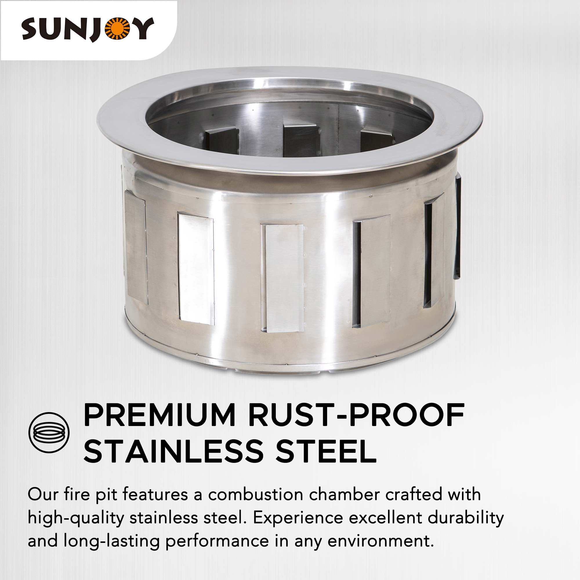 Sunjoy 26 pouces Hexagonal faible fumée Firepit